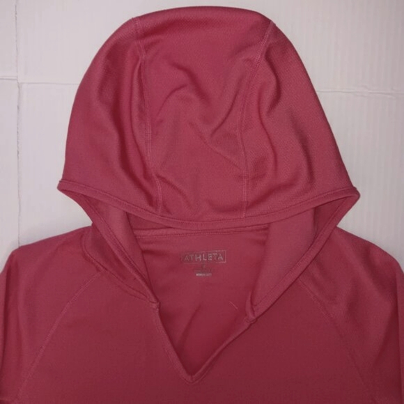 Athleta Tops - ATHLETA V-NECK CROPPED HOODIE TOP